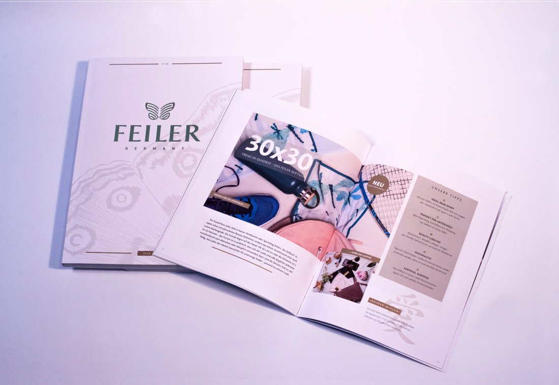 FEILER Magalog – Lieblingsprojekt – Editorial Design