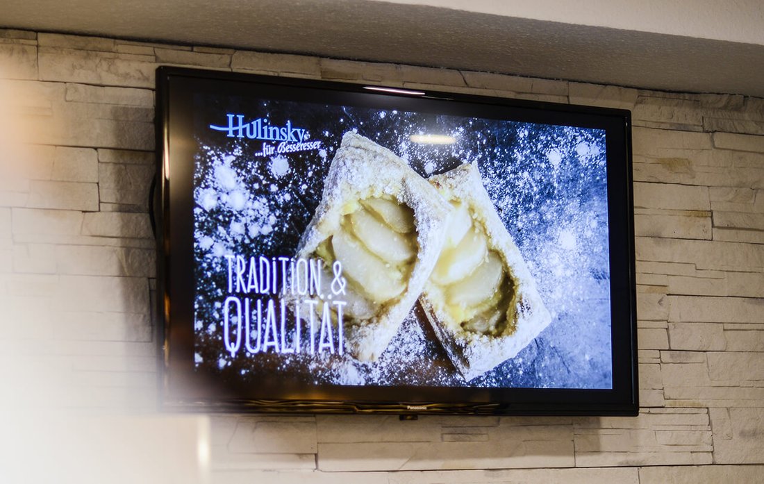 Bäckerei Hulinsky – Lieblingsprojekt – Instore-TV