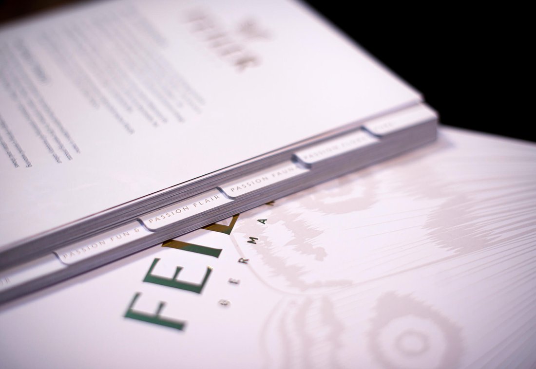 FEILER Orderbook – Lieblingsprojekt – Editorial Design