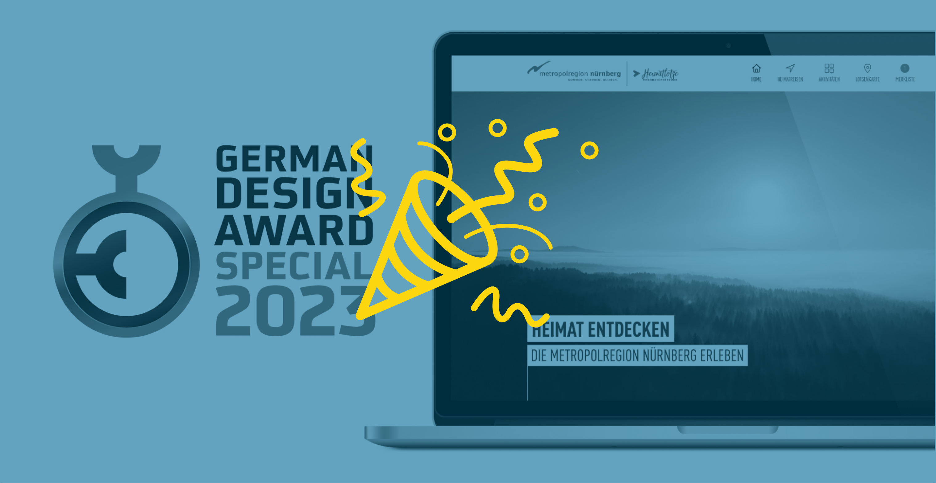 German Design Award 2023 für unser Projekt „Heimatlotse“